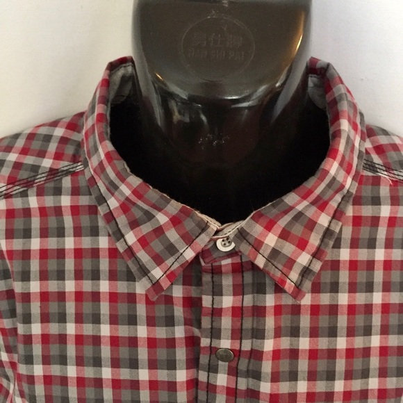 Plaid Mens Shirt LS Button Front Sz XL - Picture 3 of 12
